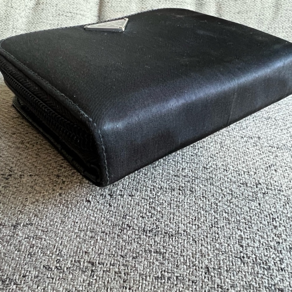 Prada Tessuto Nylon Black vintage 2005 Compact Wallet - Picture 10 of 15